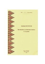 Extrait au format PDF - Monde berbÃ¨re