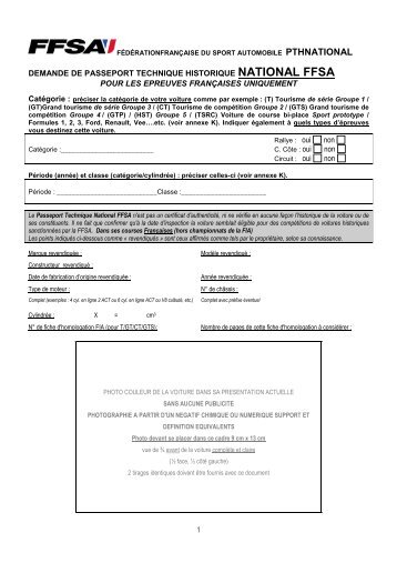 Demande PTN FFSA National ( PDF - 200.7 ko)