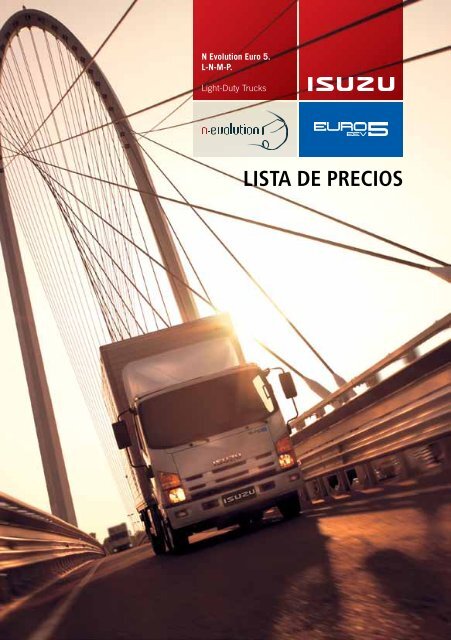 LISTA DE PRECIOS - Isuzu