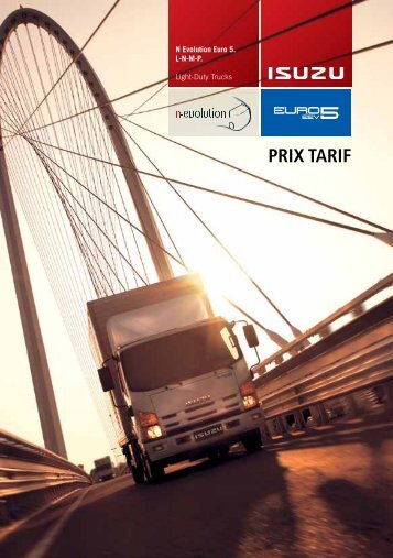 PRIX TARIF - Isuzu