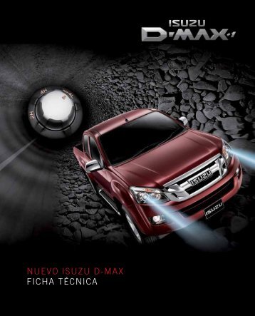 NUEVO ISUZU D-MAX FICHA TÃCNICA