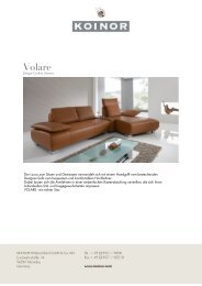 KOINOR - SOFAS: Volare - Moebel Power