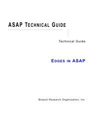 Edges in ASAP - Breault Research Organization, Inc.