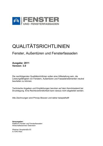 QUALITÄTSRICHTLINIEN - Gaulhofer