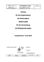 AFM/FHB Flughandbuch G109BTurbo - Korff ... - Schlepppiloten