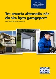 Tre smarta alternativ när du ska byta garageport - Garageportexperten