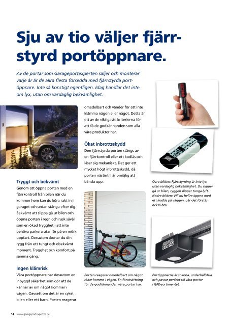 Tre smarta alternativ när du ska byta garageport - Garageportexperten