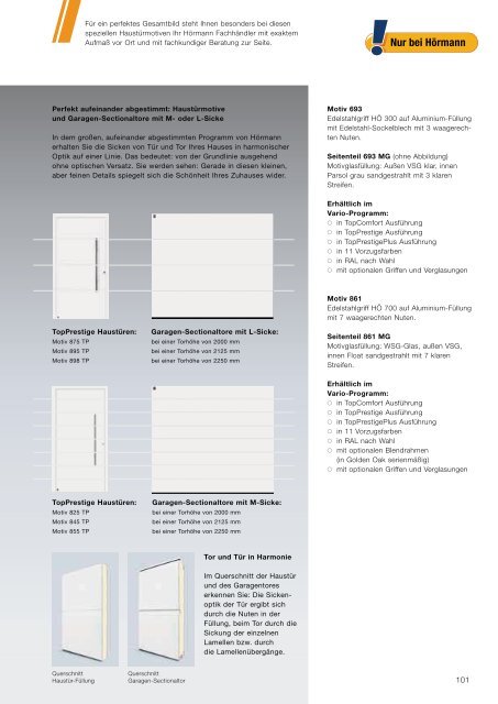 Katalog Aluminium-Haustüren - Hörmann KG