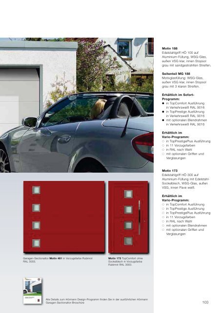 Katalog Aluminium-Haustüren - Hörmann KG