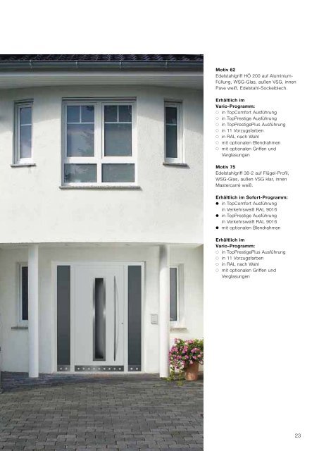 Katalog Aluminium-Haustüren - Hörmann KG