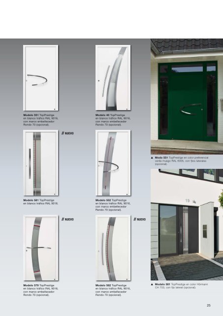 Puertas de entrada de aluminio - Hormann.es