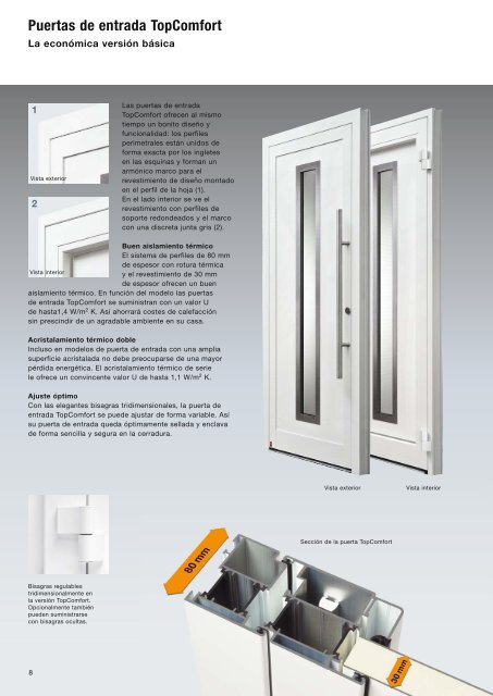 Puertas de entrada de aluminio - Hormann.es