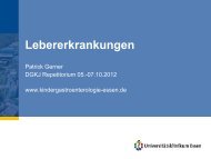 Lebererkrankungen - Kinder-Gastroenterologie-Essen