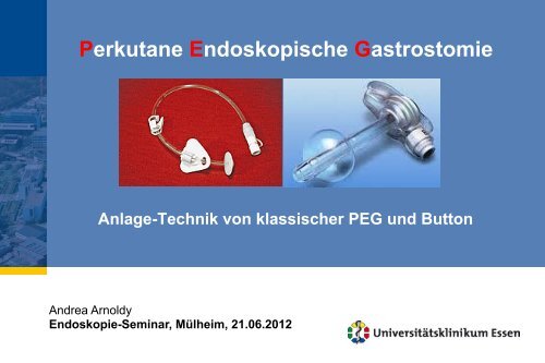 PEG-Button, Arnoldy, Endoskopieseminar 2012 - Kinder ...