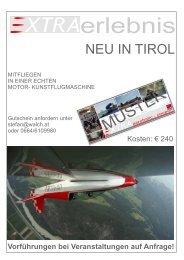 gibts ein Infoblatt - Flugsportzentrum Tirol