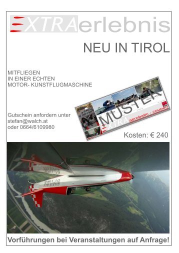 gibts ein Infoblatt - Flugsportzentrum Tirol