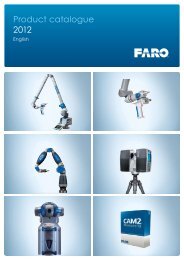 Product catalogue 2012 - Faro