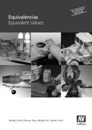 Equivalencias Equivalent Values - Vallejo Farben