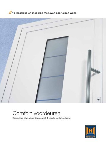 Download de brochure Comfort voordeuren (.pdf) - JaBro Deuren