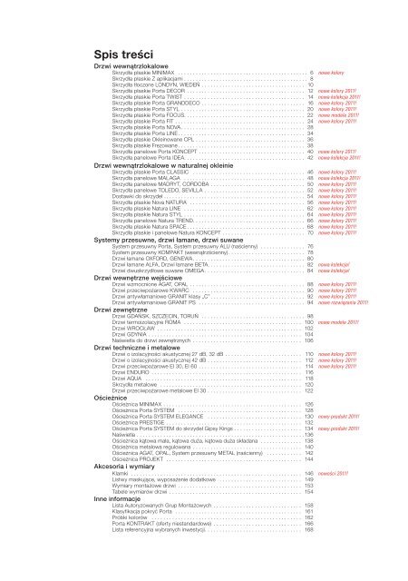 Katalog Drzwi Bramy I Drzwi