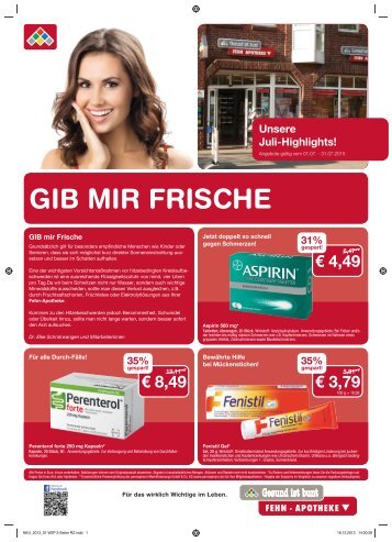 GIB MIR FRISCHE