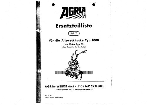Agria 1000