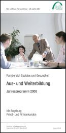 Aus- und Weiterbildung