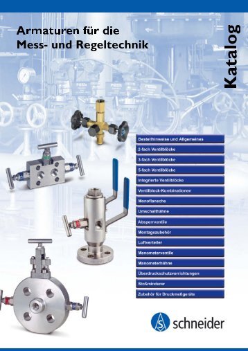 Schneider Dokumentation - Katalog