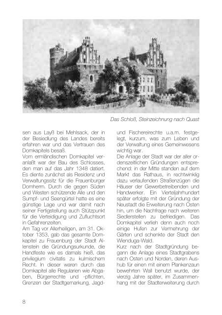 650 Jahre Allenstein 1353 - 2003 - Stadtgemeinschaft Tilsit eV
