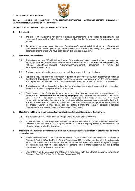 circular 25 2015