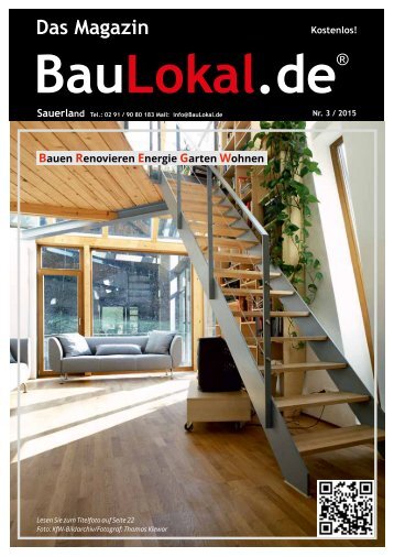 BAULOKAL.DE - DAS MAGAZIN AUSGABE SAUERLAND 03/2015