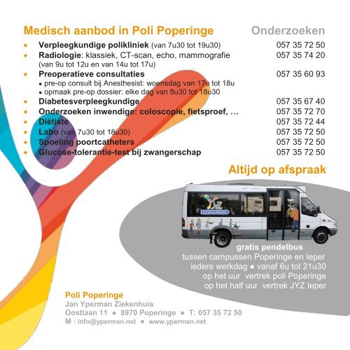 flyer - Jan Yperman Ziekenhuis