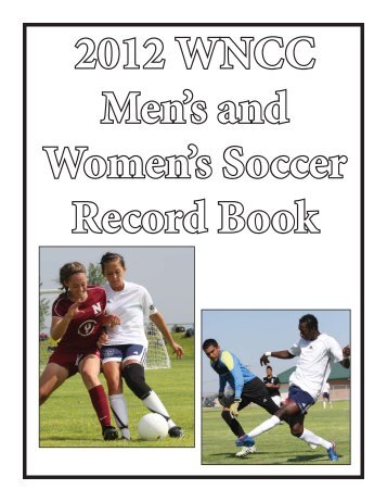 2012 soccer recrod book.indd - Western Nebraska Community ...