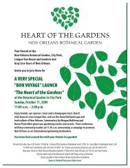 Heart of the Gardens flyer 2 - New Orleans City Park