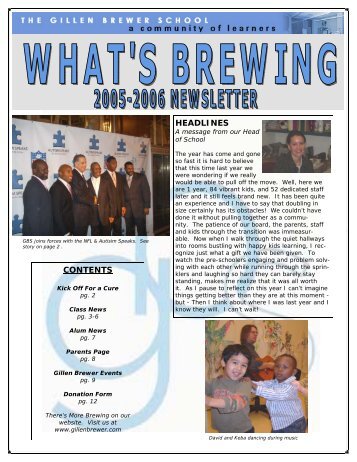 05-06 newsletter - The Gillen Brewer School