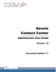Aeonix Contact Center