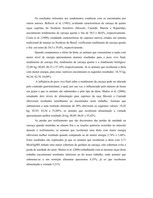 CaracterÃ­sticas da CarcaÃ§a de Caprinos das RaÃ§as ... - CCA/UFPb