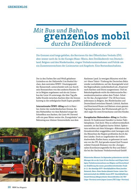 VDV Das Magazin Ausgabe Juli 2015