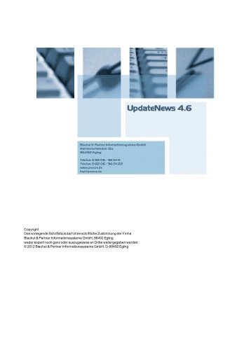 Procos 4.6 - Blauhut & Partner Informationssysteme Gmbh