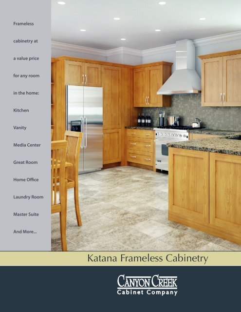 Katana Frameless Cabinetry Canyon