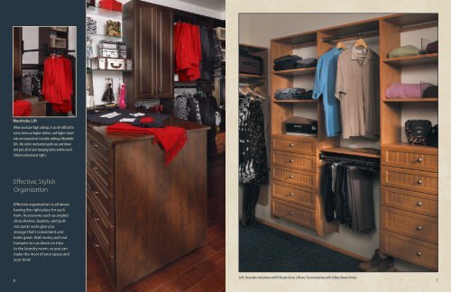 Closets Plus Brochure - Canyon Creek Cabinet Company