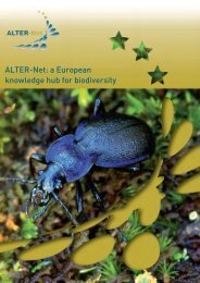 ALTER-Net: a European knowledge hub for biodiversity