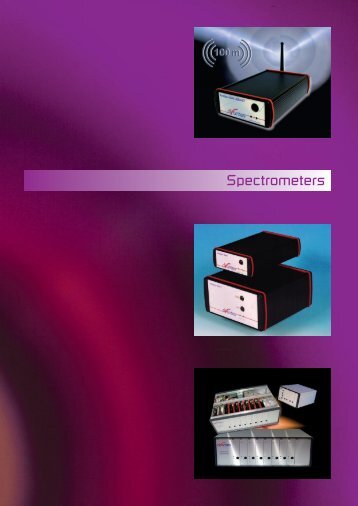 Spectrometers - Knight Photonics