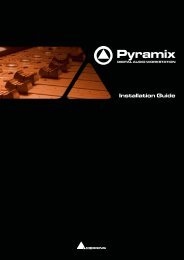 Pyramix 7.0 Installation Guide - Merging Technologies
