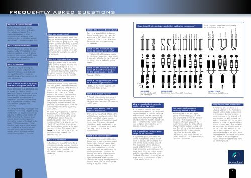 LIVE RANGE BROCHURE LIVE MIXING CONSOLES ... - Soundcraft