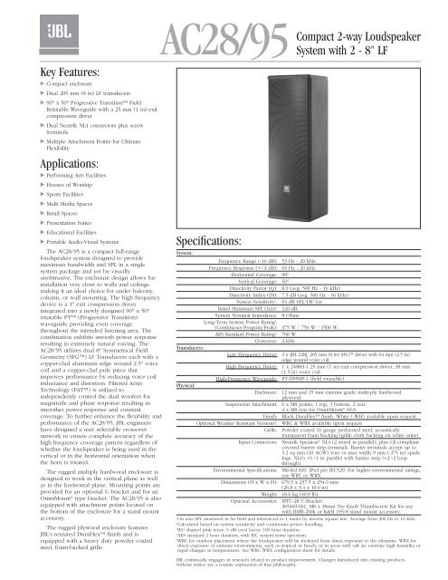 Spec Sheet Ace Spec Sheet Ace
