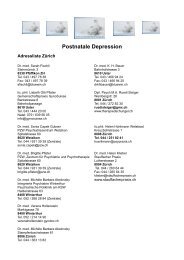 Postnatale Depression - wochenbettbetreuung.ch