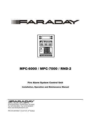 MPC-6000 / MPC-7000 / RND-2 - Faraday