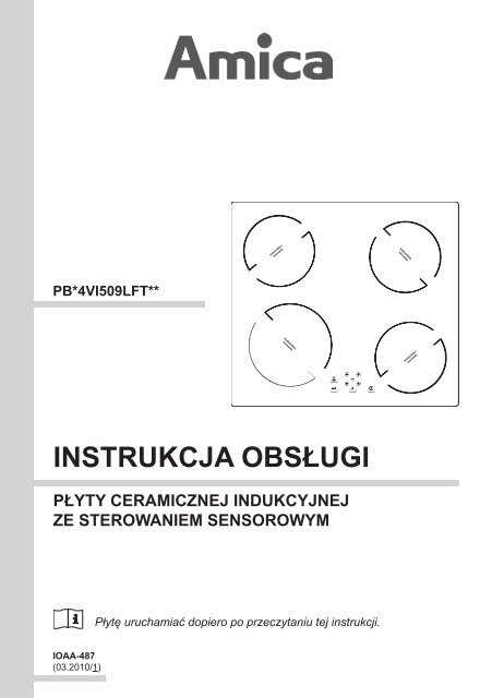 INSTRUKCJA OBSŁUGI - Amica