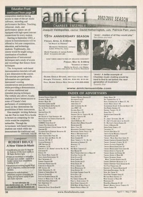 Volume 8 Issue 7 - April 2003